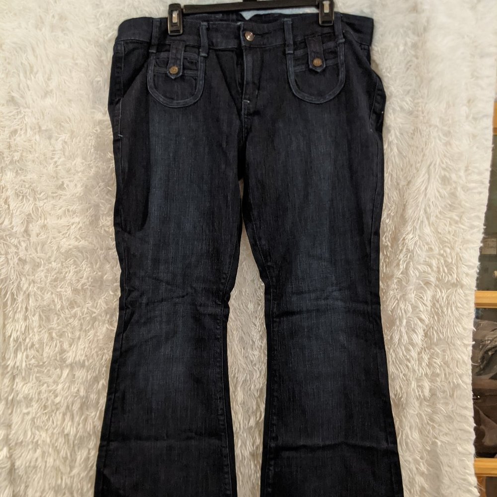Low Rise Flare Jeans